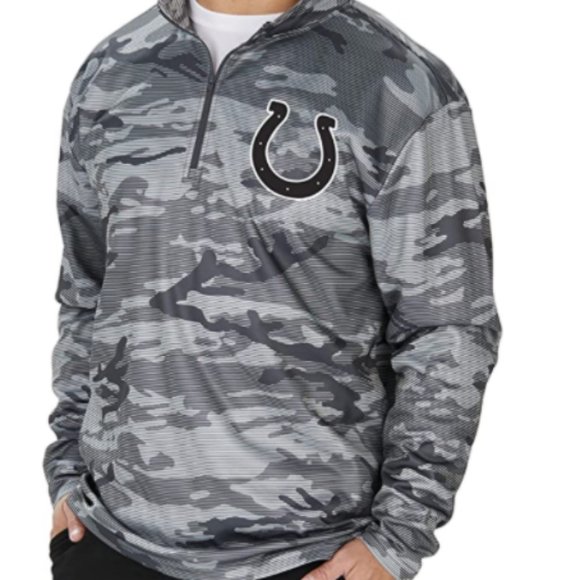 Zubaz footbal Men's Lines Poly Fleece Jacket - Picture 1 of 2